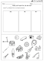 Vorschau - Arbeitsblätter - DaZ / DaF - Hobby und Freizeit - Der, die oder das? (Arbeitsblatt) - Seite 1