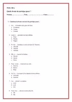 Aperçu - Feuilles d'exercices - Kit pédagogique. Le passé composé - Page de couverture