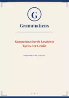 Vorschau - Unterrichtsreihen - Kyros der Große – Toleranz & Herrschaft im ersten Weltreich ANSPRUCHSVOLL - 7./8. Klasse / Schulstufe - Deckblatt