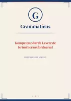 Vorschau - Unterrichtsreihen - Lesekompetenz B1 – Krimi herausfordernd | Inversion (Band 10) - 7./8. Klasse / Schulstufe - Deckblatt