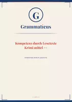 Vorschau - Unterrichtsreihen - Lesekompetenz A2+/B1 – Krimi mittel ++ | Das Gemälde (Band 6) - 7./8. Klasse / Schulstufe - Deckblatt