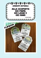 anteprima - Materiale di supporto/inclusione - FLIPBOOK: I FIUMI, I LAGHI, IL MARE - Pagina di copertina