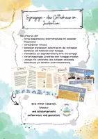 Vorschau - Unterrichtsreihen - Die Synagoge
– Zuordnungs- und Grundriss-Arbeitsblatt für den Religionsunterricht - Deckblatt