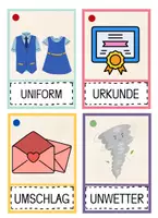 Vorschau - Stationenlernen - Buchstabe U – Bildkarten zum Lesen lernen | Alphabetisierung, DaZ & Deutsch für Grundschule - Seite 2