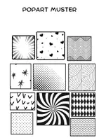 Vorschau - Arbeitsblätter - Kunst Pop-Art Grußkarten & Dekoration Klasse 1–6 - Seite 1