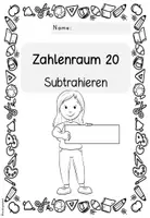 Vorschau - Arbeitsblätter - Addieren & Subtrahieren im Zahlenraum 20 | Zehnerübergang Klasse 1 Arbeitsheft - Seite 3