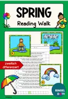 Vorschau - Stationenlernen - Reading Walk - Story Walk - Spring - Deckblatt