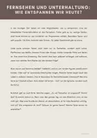 Vorschau - Arbeitsblätter - Leseverstehen/Schreiben: Wie entspannen wir heute? (Mediennutzung) (B1) - Deckblatt