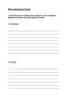 Vorschau - Arbeitsblätter - Mein kubistisches Porträt - Kunstaufgabe für Homeschooling - Seite 1
