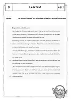 Vorschau - Arbeitsblätter - Ostern: Vertretungsstunde Deutsch - Seite 1