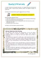Vorschau - Arbeitsblätter - Erörterung Übung Argumentation - Tablets statt Schulbücher? - Deckblatt