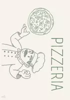 Vorschau - Mal- und Bastelvorlagen - Pizzeria_Materialien Vorlagen - Seite 1