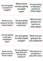 Προεπισκόπηση - Διαδραστικό υλικό - What are you going to do? Card game - Εξώφυλλο