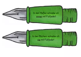 Vorschau - Poster - Füllerregeln - TAfel- oder Pinnwandmaterial - Seite 1