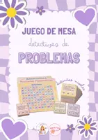 Vista previa - Juegos / Gamificación - Detective de problemas - Juego de mesa matemático - Portada