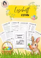 Vorschau - Arbeitsblätter - Leseheft Ostern - Deckblatt
