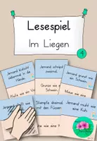 Vorschau - Spiele - Lesespiel im Liegen - auditive Wahrnehmung - Deckblatt