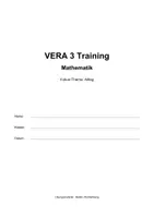 Vorschau - Stundenentwürfe - VERA 3 Komplettpaket – Deutsch & Mathematik Klasse 3 (BW) | Umfangreiche Vorbereitung | Sofort einsetzbar | Mit Lösungen - Deckblatt