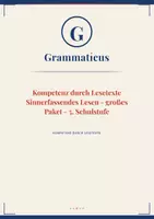 Vorschau - Unterrichtsreihen - Sinnerfassendes Lesen – GRATIS‑VORSCHAU für die 5. Schulstufe - Seite 1
