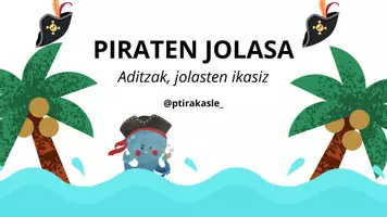Vista previa - Juegos / Gamificación - Piraten jolasa (aditzak barneratzen) - Portada