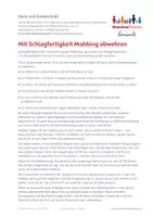 Vorschau - Anderer Materialtyp - Schlagfertigkeit: eine Handreichung bei Mobbing - Deckblatt