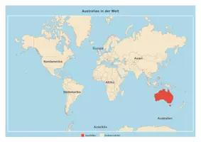 Vorschau - Arbeitsblätter - Steckbrief Australien — Länder und Kontinente entdecken - Seite 2