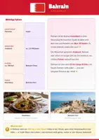 Vorschau - Arbeitsblätter - Steckbrief Bahrain — Länder und Kontinente entdecken - Deckblatt