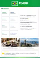 Vorschau - Arbeitsblätter - Steckbrief Brasilien — Länder und Kontinente entdecken - Seite 1