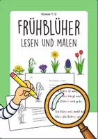 Vorschau - Arbeitsblätter - Frühblüher Klasse 1-2 Lesen & Anmalen Deutsch Sachunterricht - Deckblatt