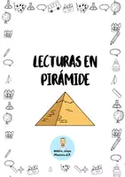 Vista previa - Hojas de trabajo - Lecturas en pirámide para mejorar la fluidez lectora - Portada