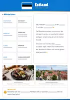 Vorschau - Arbeitsblätter - Steckbrief Estland — Länder und Kontinente entdecken - Seite 1