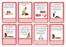 Vista previa - Juegos / Gamificación - Juego de cartas de SVB y Primeros Auxilios (Español/Català) - página 3