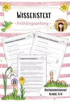 Vorschau - Arbeitsblätter - wachsendes Materialpaket: Frühling (Klasse 1-4) - Seite 1