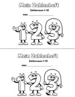Vorschau - Arbeitsblätter - Mein Zahlenheft (Zahlenraum bis 10) - Seite 1