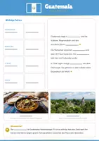 Vorschau - Arbeitsblätter - Steckbrief Guatemala — Länder und Kontinente entdecken - Seite 1