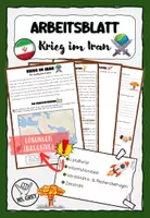 Vorschau - Arbeitsblätter - Krieg im IRAN - Arbeitsblatt - Deckblatt