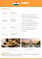 Vorschau - Arbeitsblätter - Steckbrief Indien — Länder und Kontinente entdecken - Seite 1