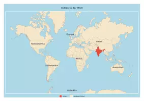 Vorschau - Arbeitsblätter - Steckbrief Indien — Länder und Kontinente entdecken - Seite 2