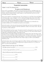 Vorschau - Arbeitsblätter - Klassenarbeit Leseverständnis 3. Klasse: Das geheimnisvolle Waldabenteuer - mit Musterlösung - Seite 1