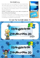 Vorschau - Stationenlernen - Mathekartei Klasse 1 | Übungskartei & Freiarbeitsmaterial Grundschule - Seite 1