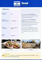 Vorschau - Arbeitsblätter - Steckbrief Israel — Länder und Kontinente entdecken - Deckblatt
