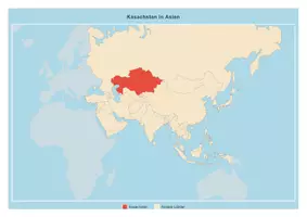 Vorschau - Arbeitsblätter - Steckbrief Kasachstan — Länder und Kontinente entdecken - Seite 3
