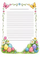 Vorschau - Arbeitsblätter - Schmuckblatt Ostern Lineatur 3/4 - Deckblatt