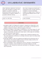 Vista previa - Juegos / Gamificación - Collaborative Crosswords Speaking Activity for Primary - página 1