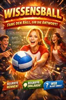 Vorschau - Stundenentwürfe - 🎲Spielanleitung: Wissensball: Schnelles Lernspiel zur Wiederholung im Unterricht! Für ALLE FÄCHER und VIELE SCHULARTEN direkt einsetzbar! - Deckblatt