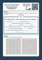 Vorschau - Unterrichtsreihen - Binärsystem verstehen – Arbeitsheft Informatik Klasse 5–6 | Dezimal & Binärzahlen umwandeln - Seite 1