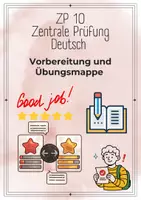 Vorschau - Stundenentwürfe - Zentrale Prüfung 10 ZP 10 Deutsch Vorbereitung und Übung - Deckblatt