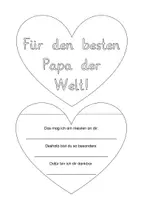 Vorschau - Mal- und Bastelvorlagen - Muttertagsheft & Vatertagsheft in Herzform #muttertagbeieduki - Seite 2
