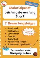 Vorschau - Test - Bewertung Sport - Handstand, Hockwende, Floorball, Basketball, Schwimmen, Spielen, Ringen und Raufen - Deckblatt
