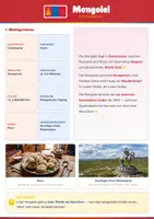 Vorschau - Arbeitsblätter - Steckbrief Mongolei — Länder und Kontinente entdecken - Deckblatt